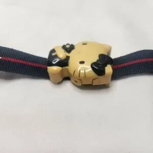 Sanrio Hello Kitty Watch 1976 White Plastic Collectible Vintage 1976, 2013 Sanrio Hello Kitty Wrist Watch White Band Used  main image 4